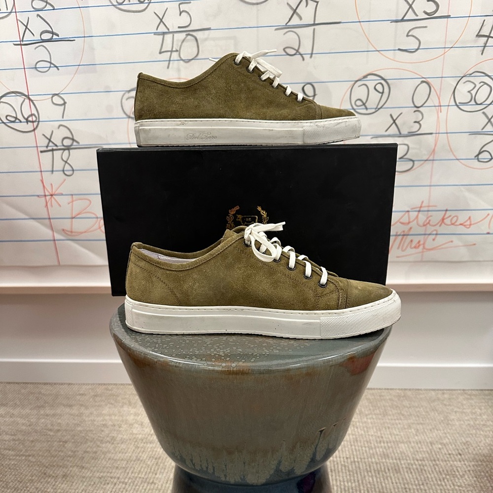 MEN'S GREEN SUEDE SARDEGNA SNEAKER II